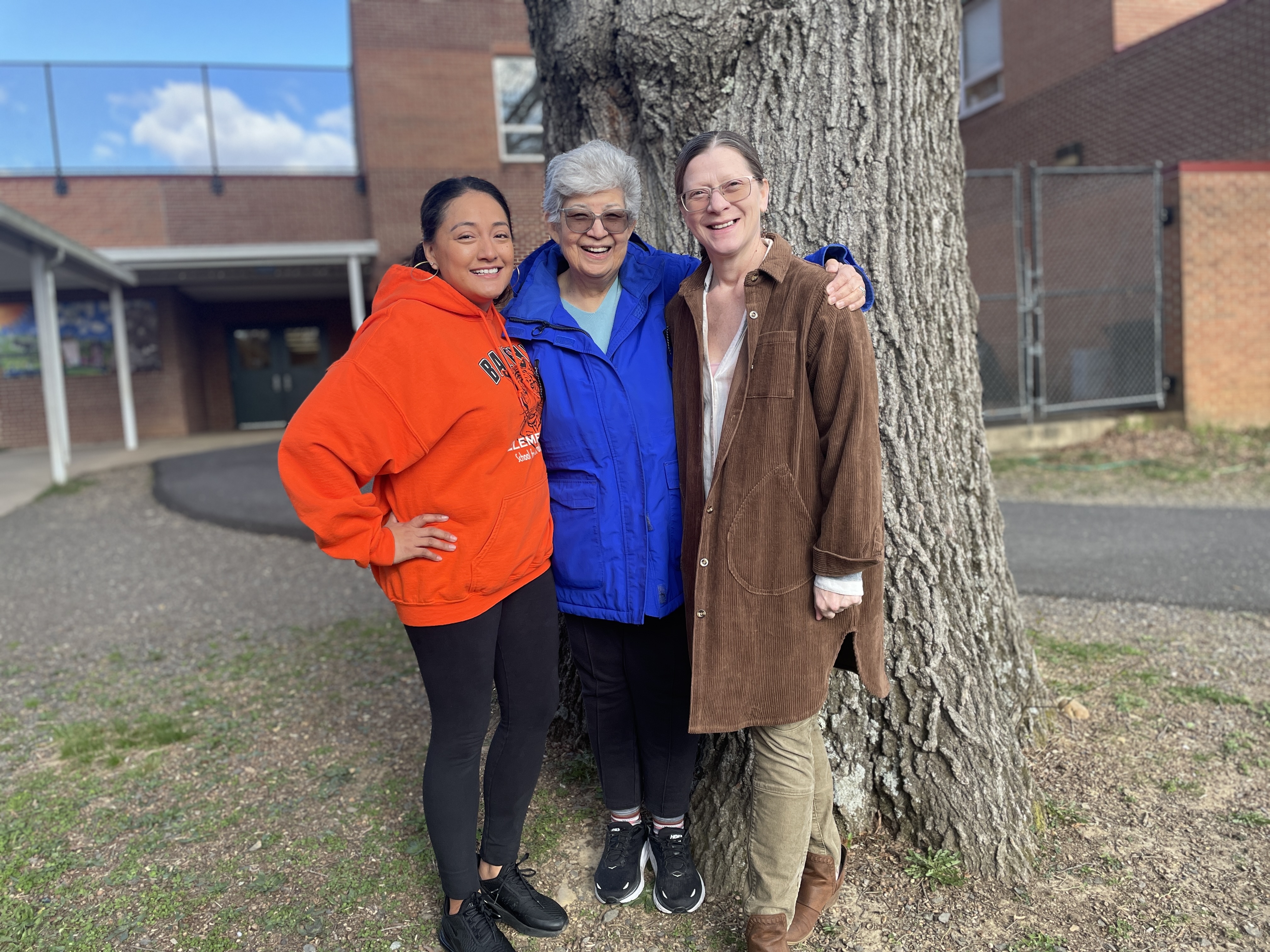 Marian Perez, Maria Demarest, Laura Doughty (Parent Liaisons).